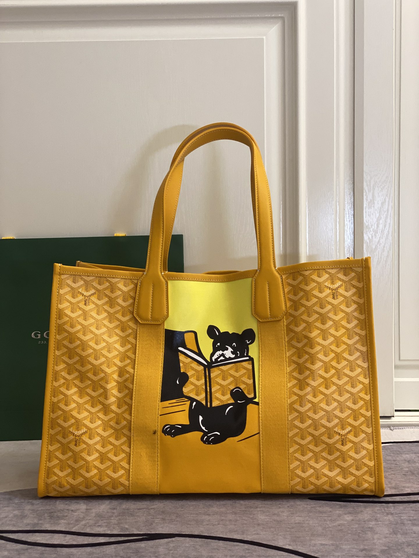 Villette Tote Bag MM In Yellow